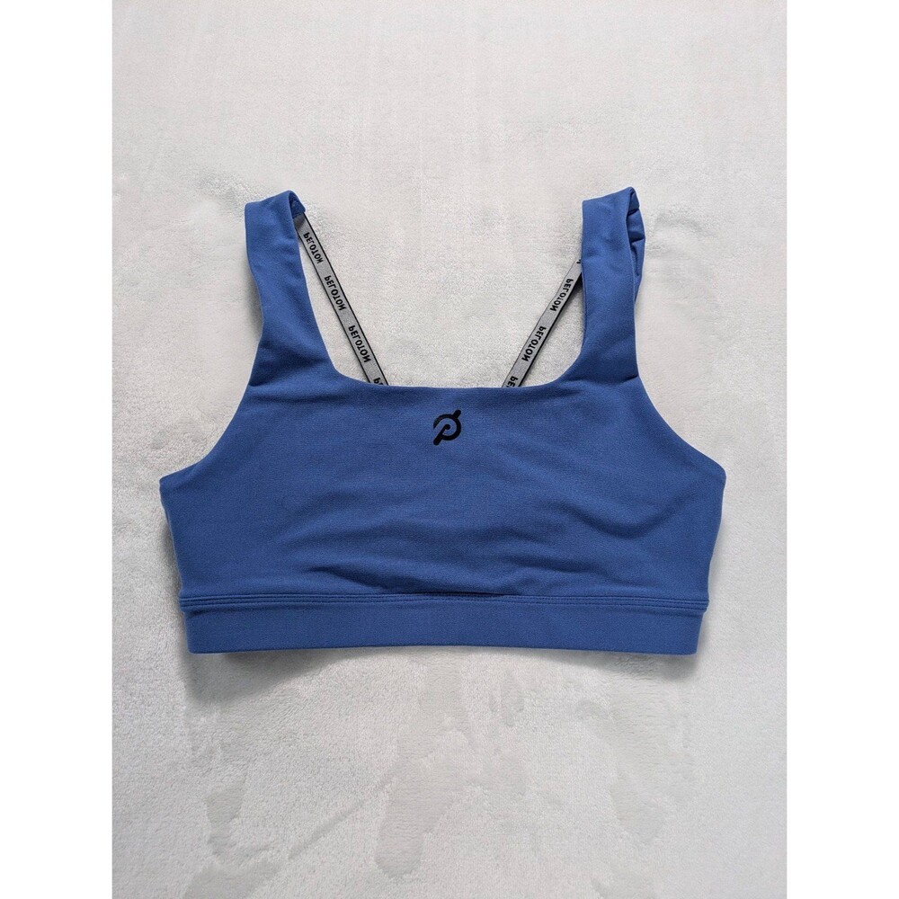 Peloton Strappy "Show Up" Sports Bra - Periwinkle Blue - Size Small